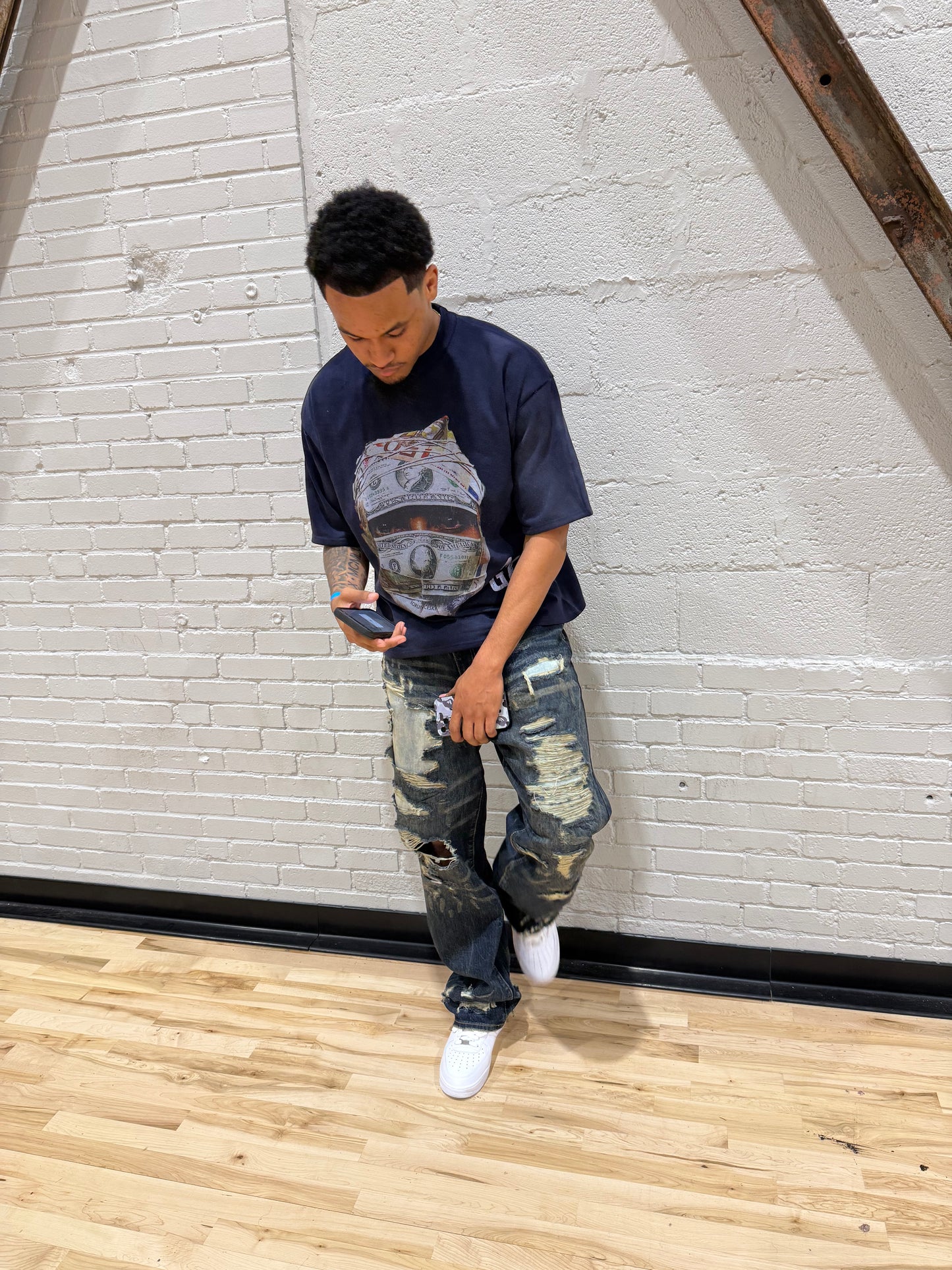 Worldwide Currency Oversized Tee